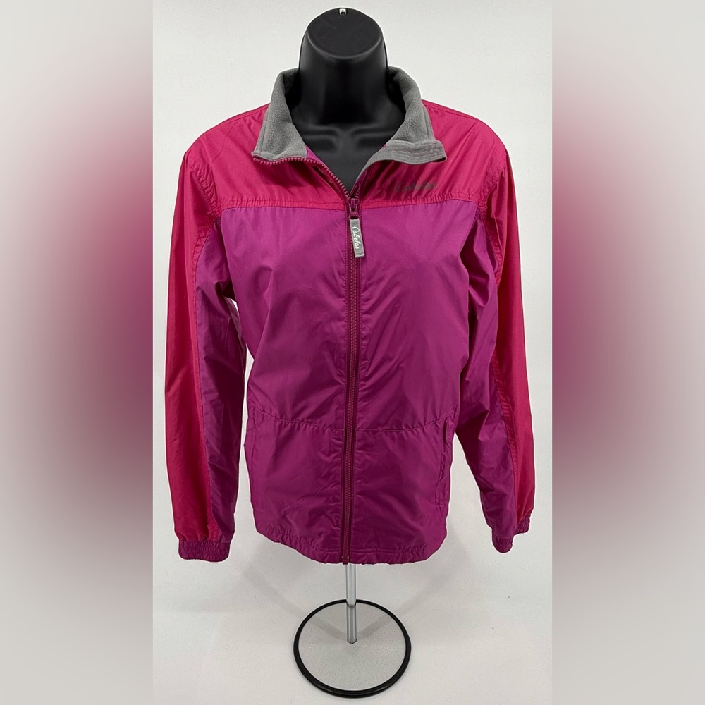 Cabela’s Women’s Polartec Classic Color Block Pink Magenta Fleece Lined Jacket L